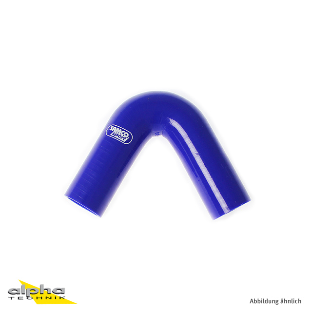 Samco Silicone Hose 120 Degree Standard Bend Blue