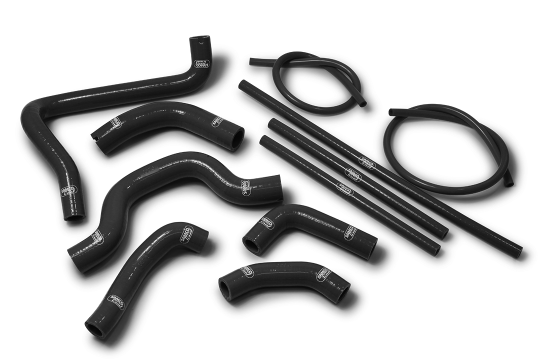 SAMCO SPORT Silicone Hose Kit, black, for Ducati Monster 937 (plus / SP), 2021-2025