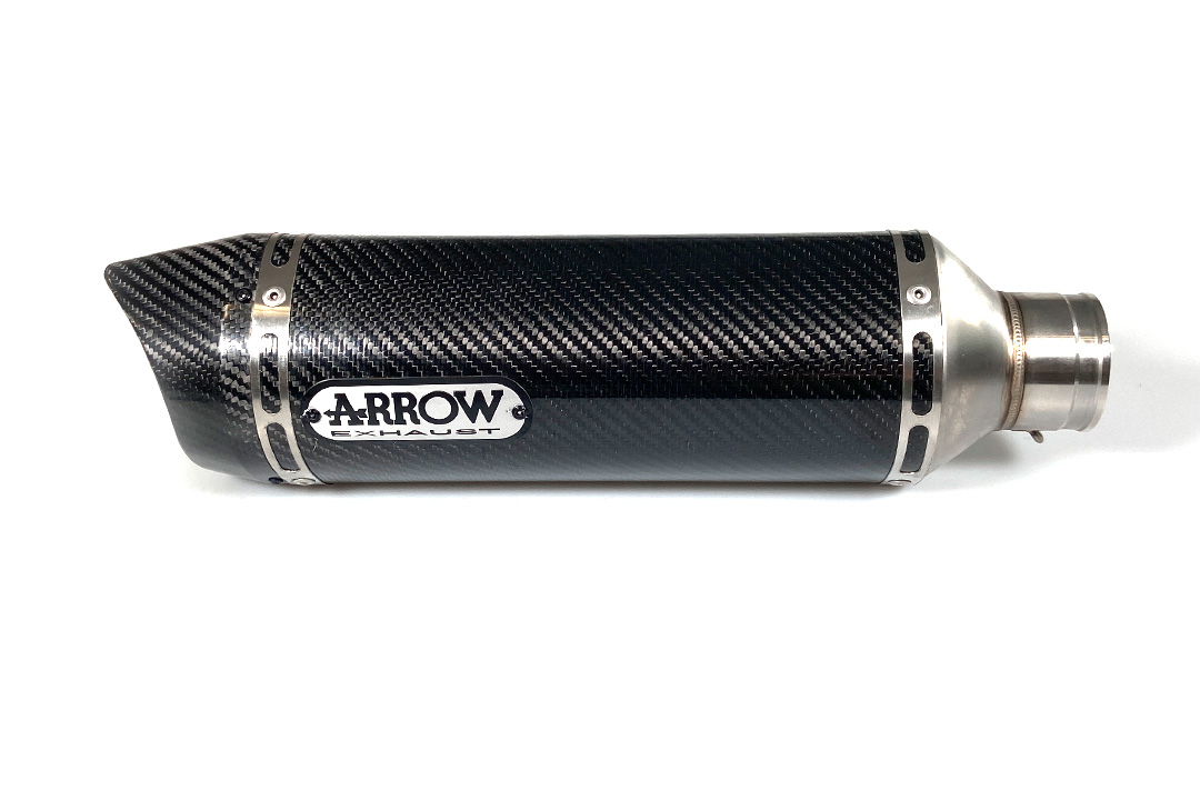 ARROW THUNDER Exhaust for Yamaha MT09 / Tracer 900 2013-, Carbon (Only with ARROW header pipe)