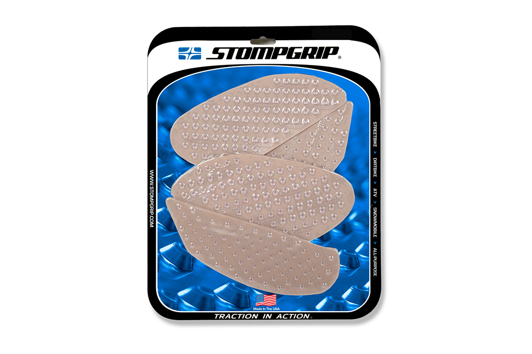 Stompgrip Traction Pads clear, for Kawasaki Ninja H2 SX (SE), 2018-2025