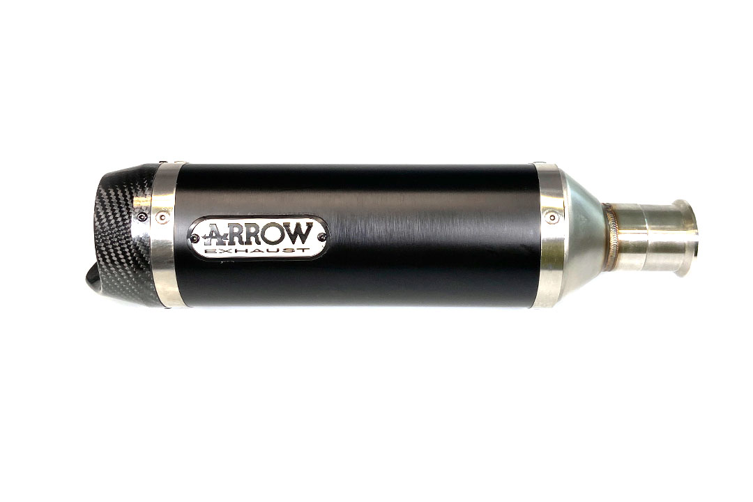 ARROW DARK THUNDER Exhaust for Yamaha YZF-R6 2006-2016, Black Aluminium