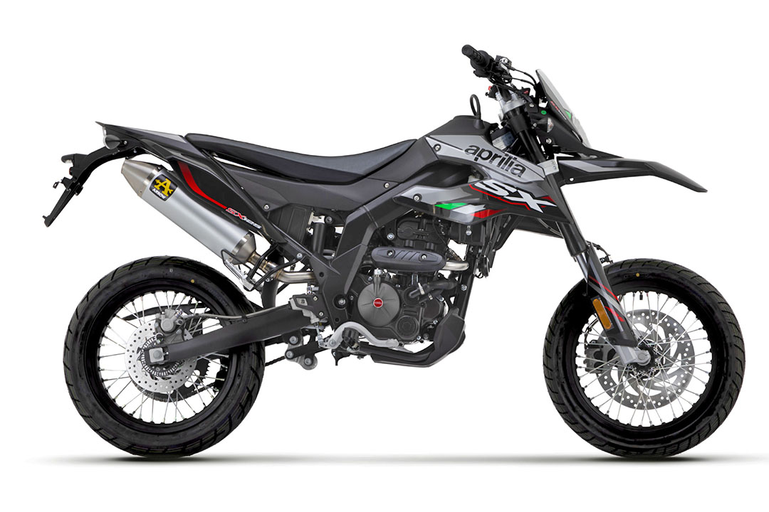 ARROW THUNDER Aluminium Exhaust for Aprilia RX125 / SX125 Model Year 2021-2023