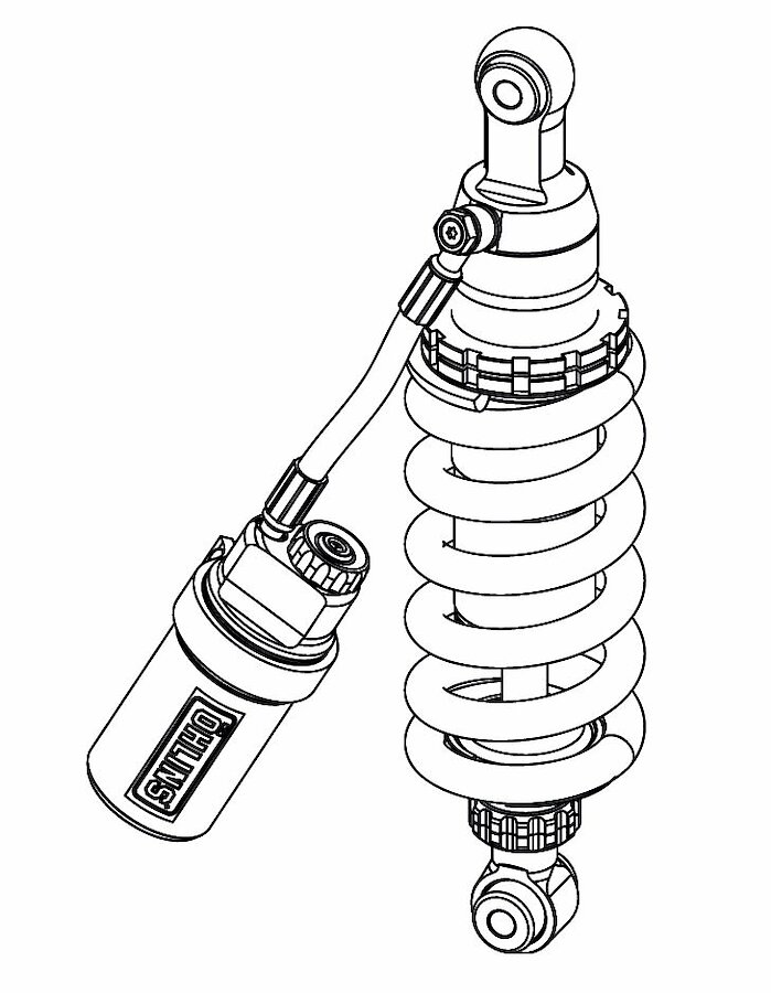 Öhlins shock absorber Road & Track HO 450 for Honda CB650R and CBR650R, 2024-2025