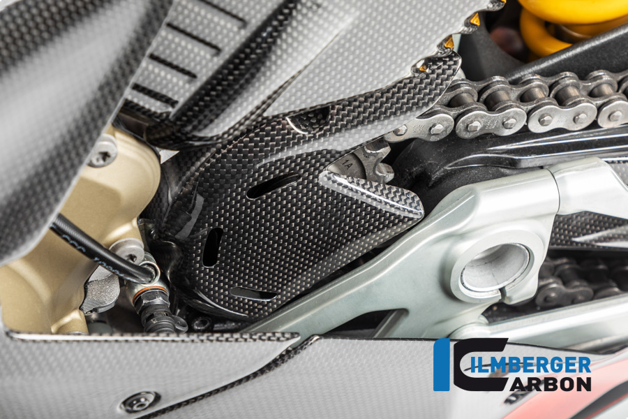 Ilmberger Carbon Glossy Sprocket Cover Ducati Panigale V4/V4S /V4 R