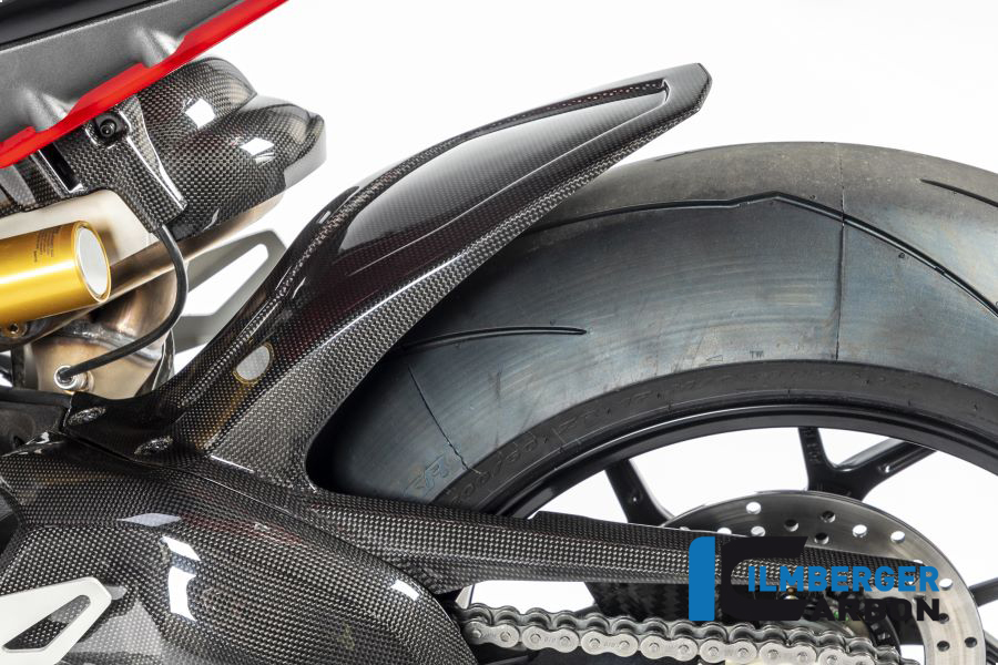 Ilmberger Carbon Front Mudguard rear, Gloss, Panigale V4 / V4 S / V4 R