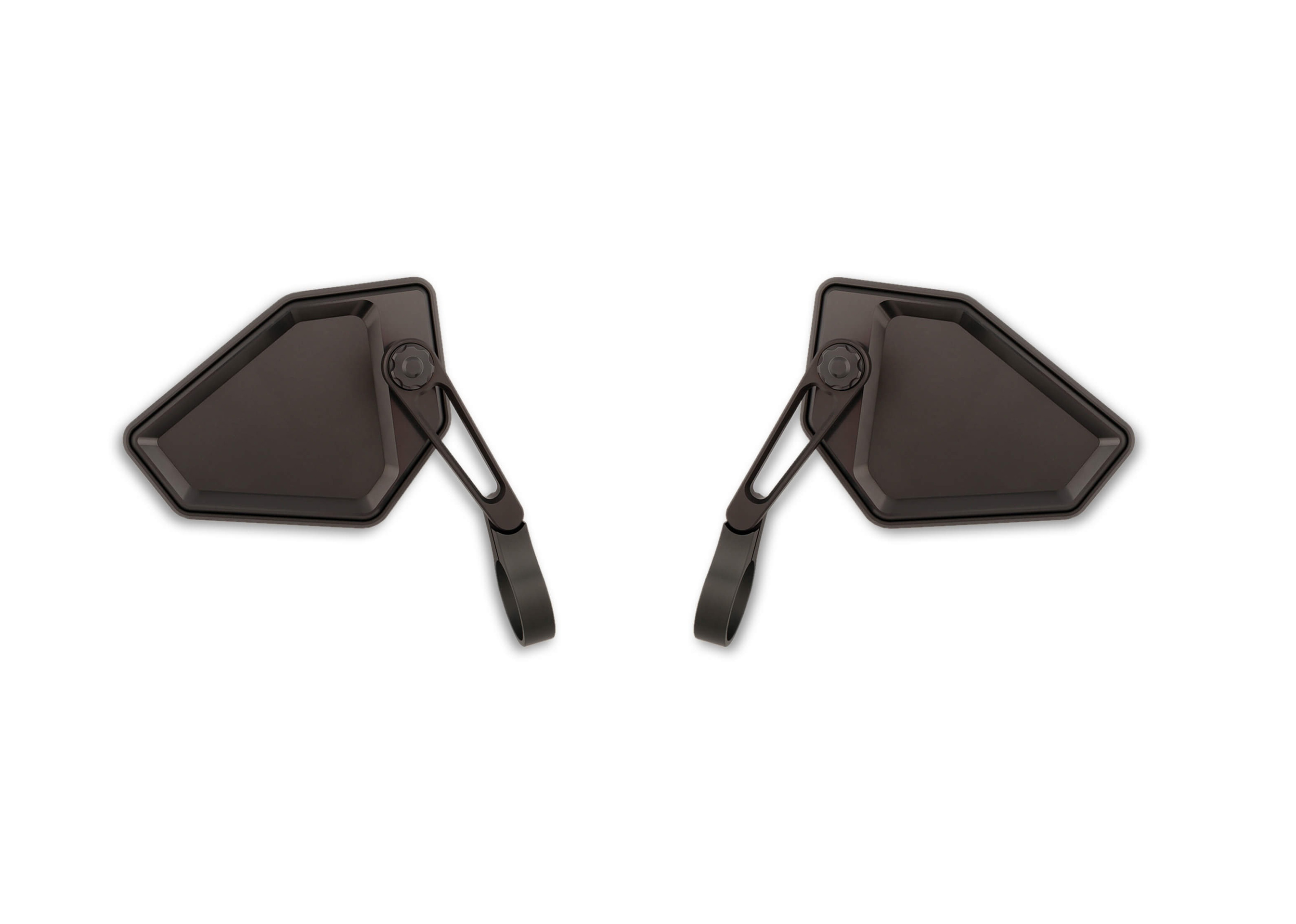 LSL NOVA-RACE mirror, short handlebarbar-end mirror, titanium, with streetpproval, ECE