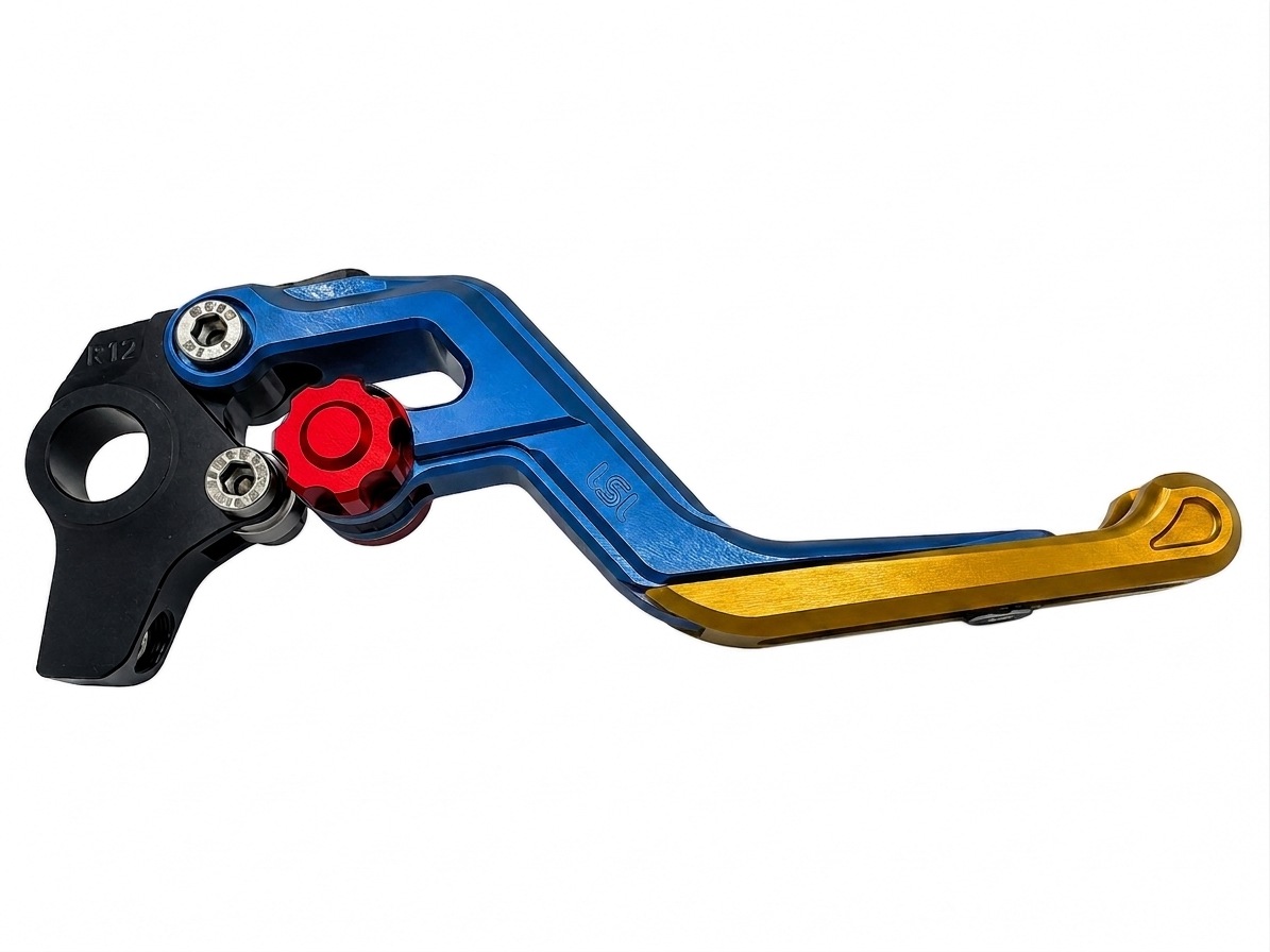 LSL ERGONIA Brake Lever R49R Blue/Red/Gold