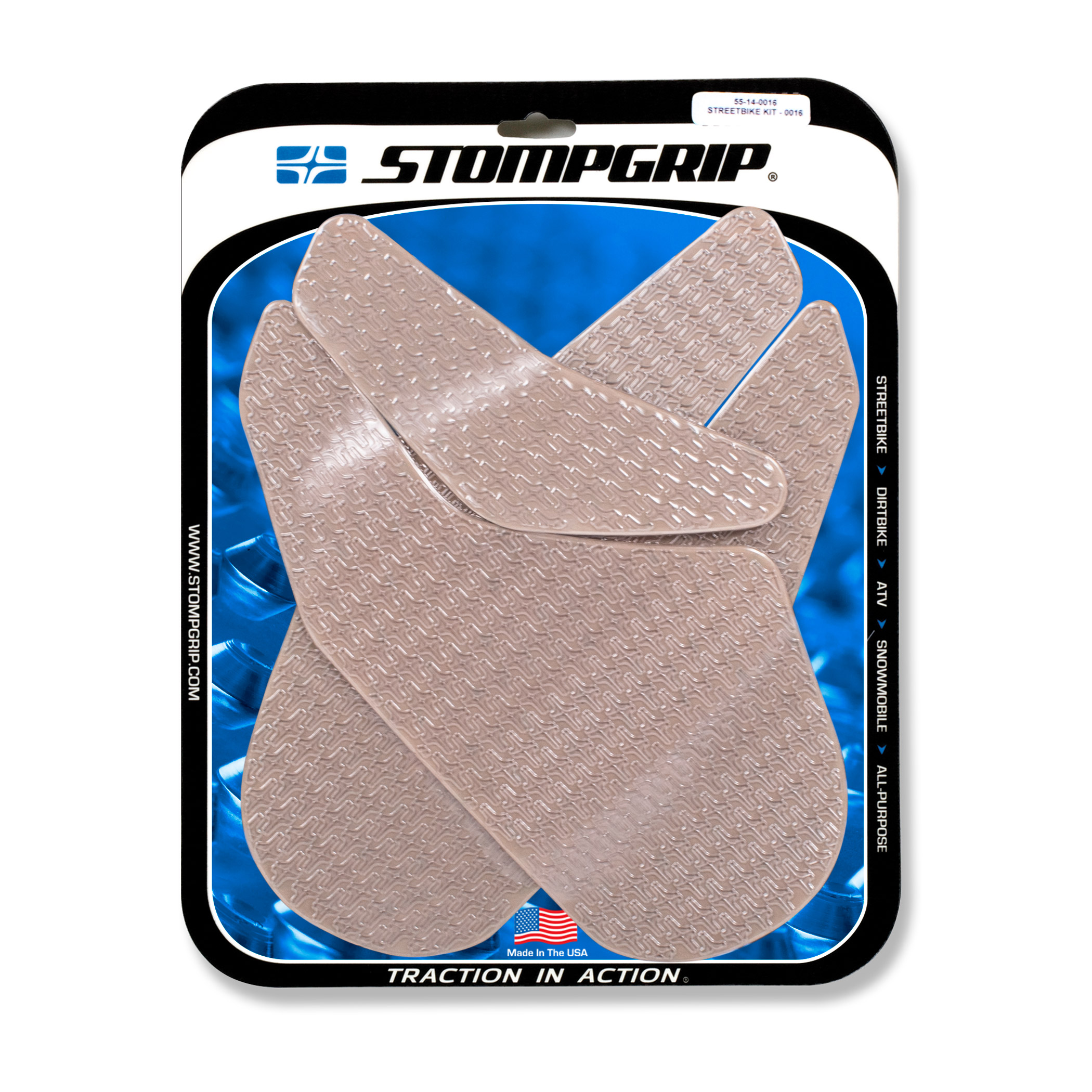 Stompgrip Traction Pads clear, for Honda CBR1000RR
