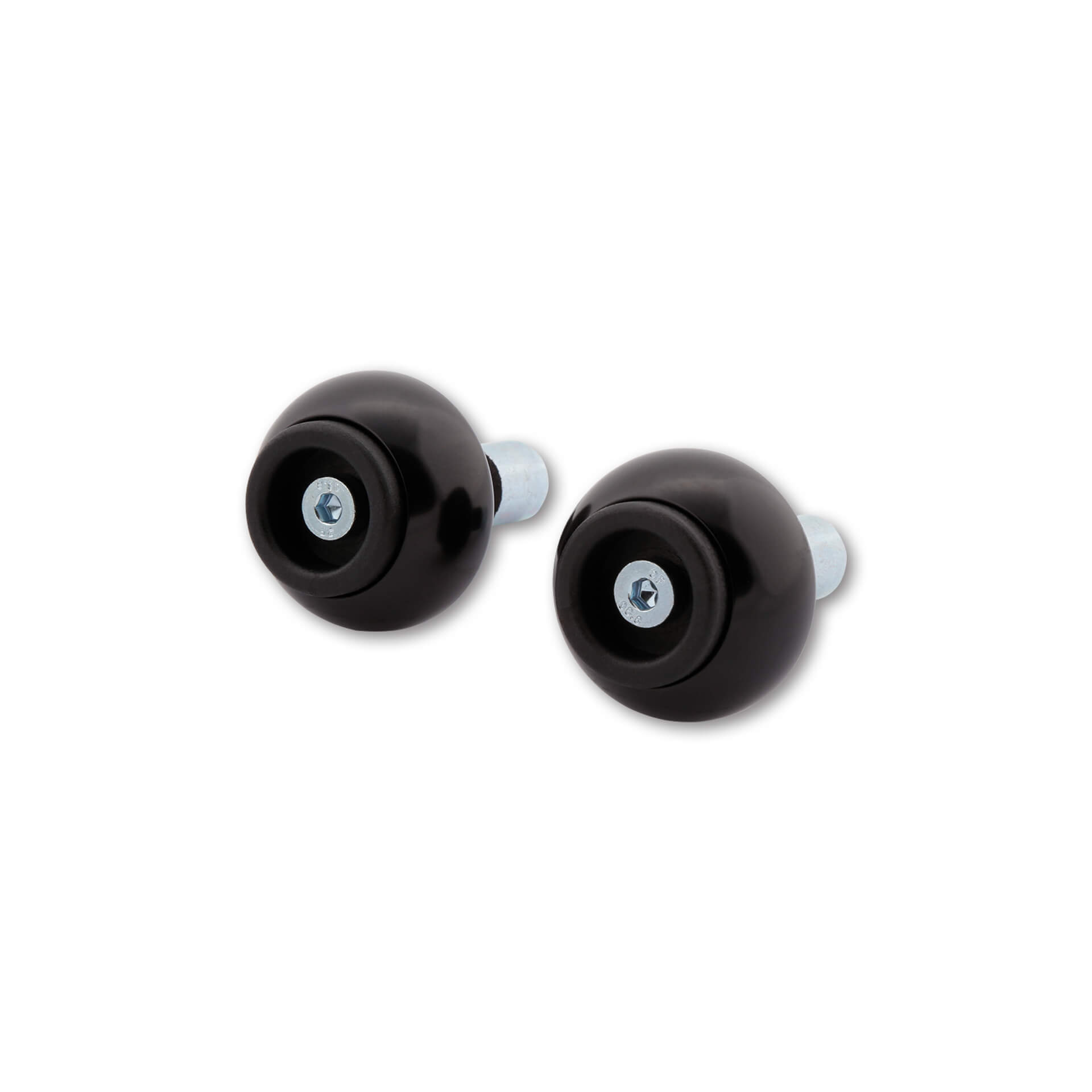 LSL handlebar end weight Crash Ball Classic, for handlebars with 18 mm inner diameter (steel handlebars), black