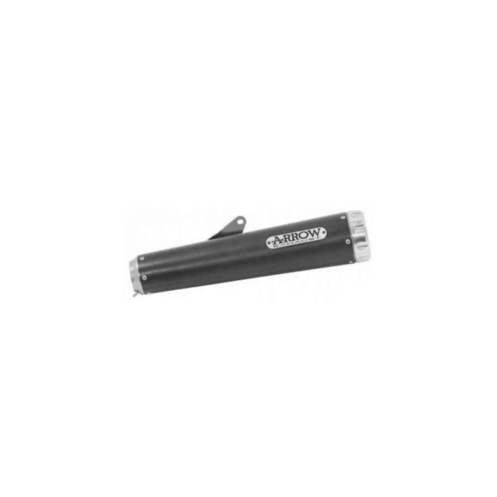 ARROW Exhaust DARK REBEL for Kawasaki Vulcan S 650 2017-2020, black stainless steel and aluminium (Only with ARROW Header)