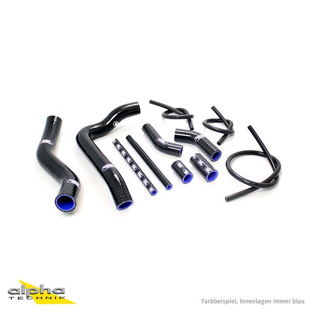 SAMCO SPORT Silicone Hose Kit Black for Honda VFR750R Model Year 1988-1993