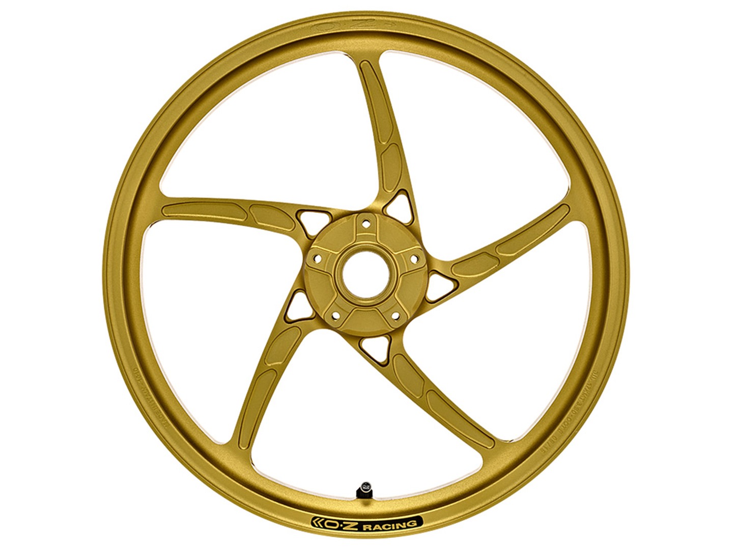OZ Piega Aluminium front in matt gold for Kawasaki Z1000, ZRT00A, 2003-2006