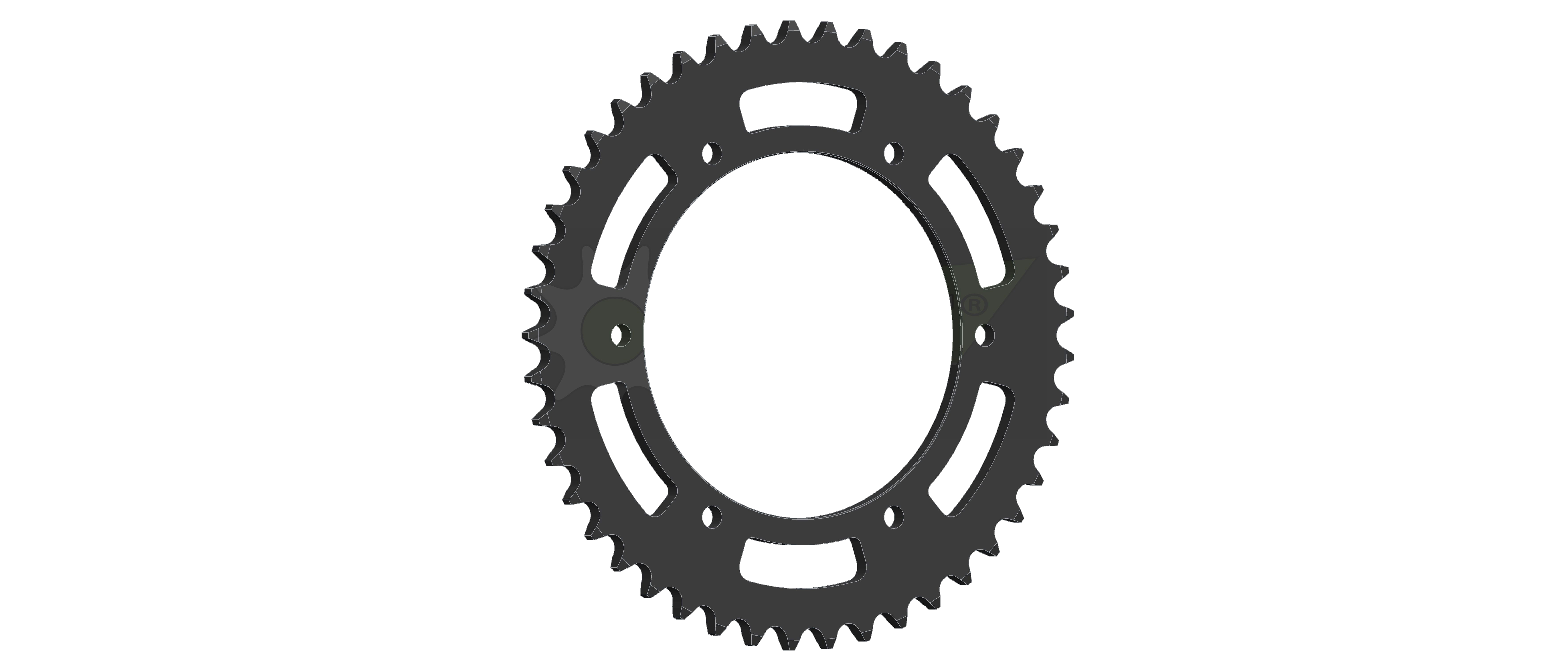 rear sprocket Steel, 45 Teeth, Pitch 525