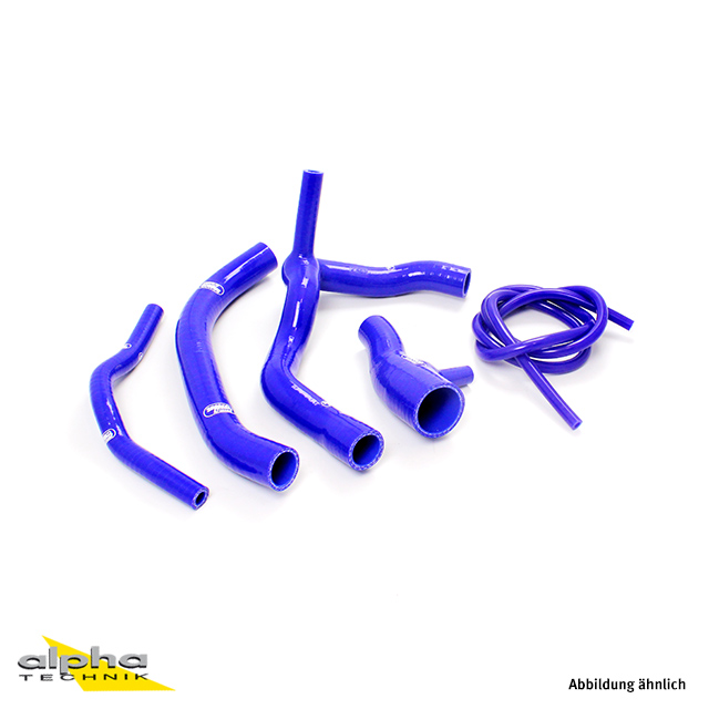 SAMCO SPORT Silicone Hose Kit, blue, for Triumph TT600 Model Year 2000-2006