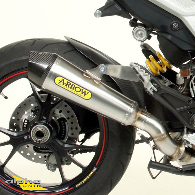 ARROW X-KONE exhaust for Ducati Hypermotard 821 2013-2015, stainless steel
