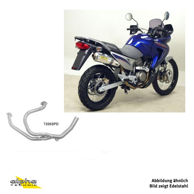 ARROW Header Pipe, Stainless Steel for Honda XL650V Transalp Model Year 2000-07