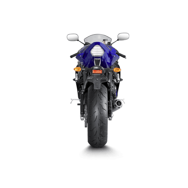 Akrapovic Slip-On Line (Titanium) Exhaust for Yamaha YZF-R6 Model Year 2006-2025