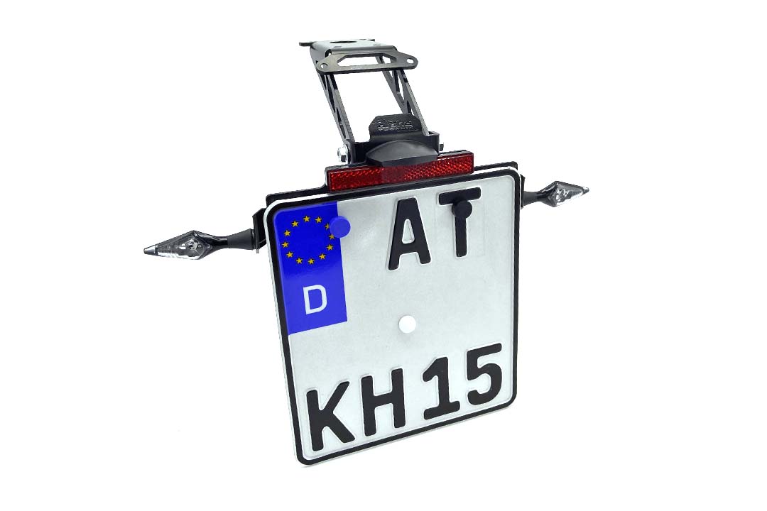 alpha Technik Licence Plate Holder for KTM 790 Duke, Model Year 2018 - 2020, and 890 Duke, Model Year 2021-, Type KTM 790 Duke