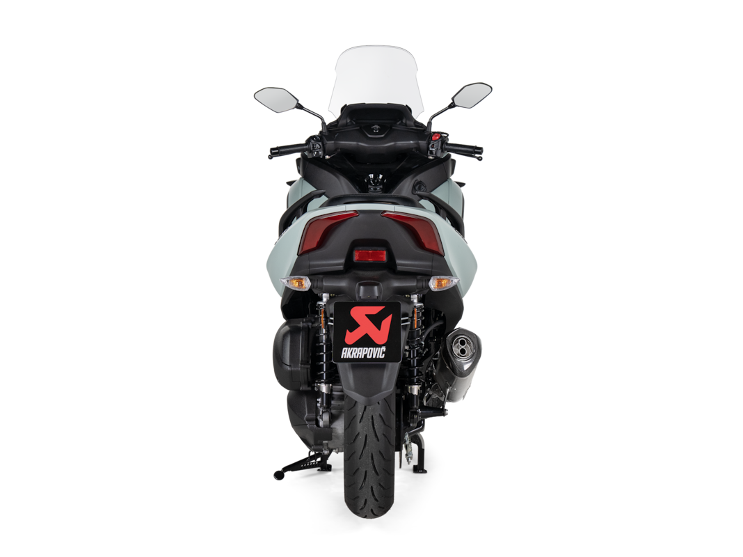 Akrapovic Slip-On Line (SS) Exhaust for Yamaha Tricity 300 and X-MAX 300, Tech Max+, 2025-