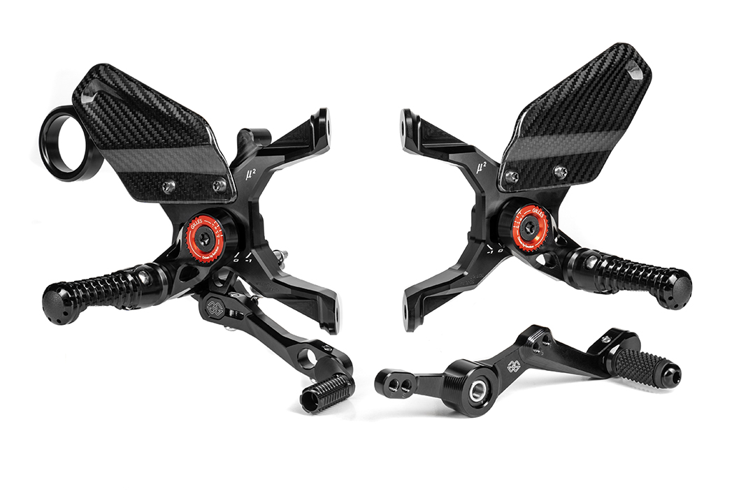 GILLES MUE2 footrest System with ABE for BMW S1000R 2R99 Model Year 2021-