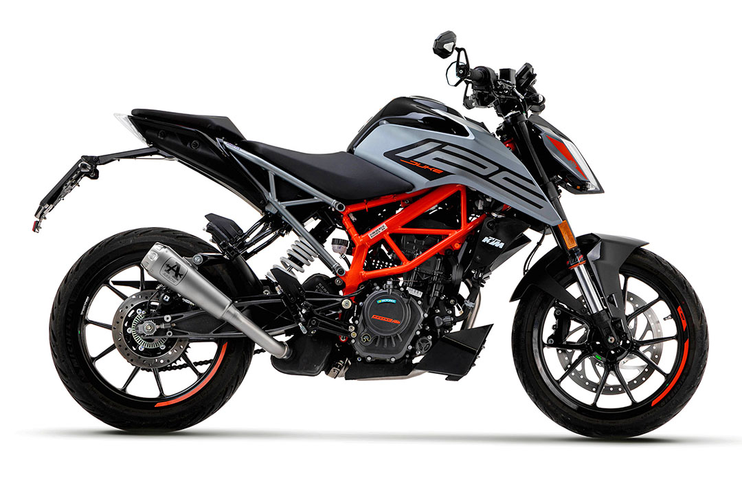 ARROW PRO RACE Exhaust for KTM 125 Duke and KTM 390 Duke from model year 2021-