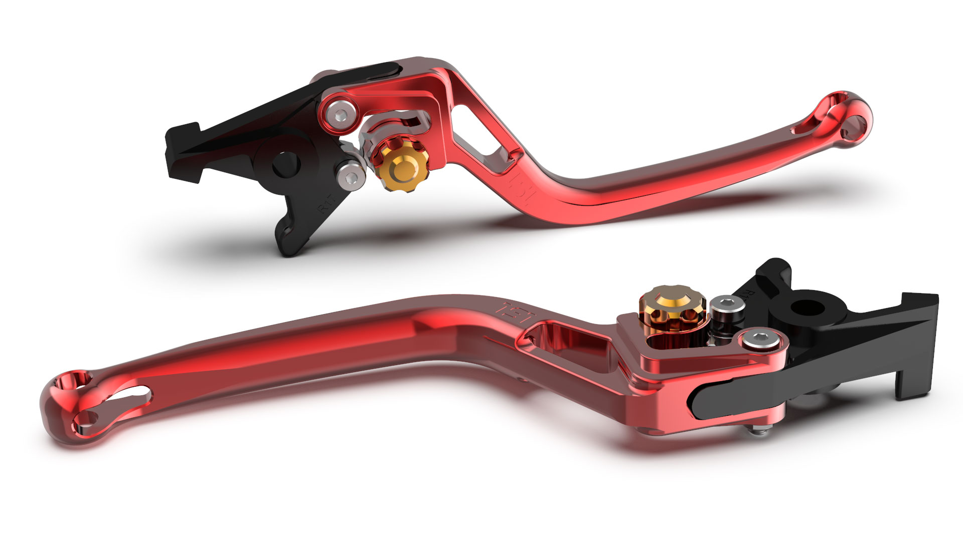 LSL BOW R82 Brake Lever, red/gold