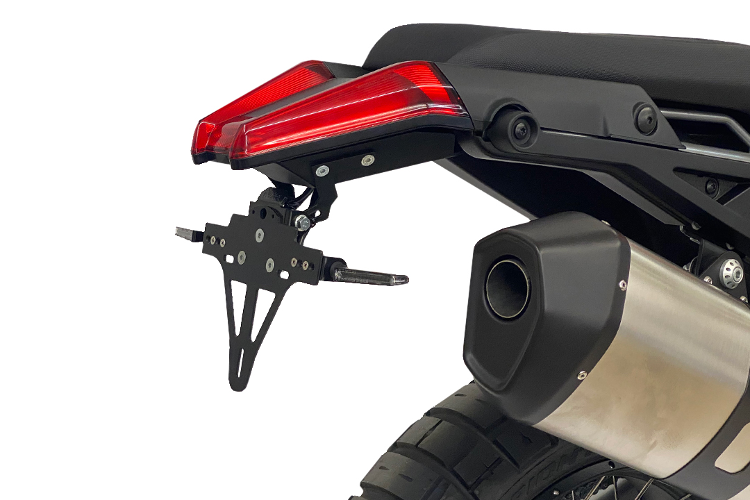 alpha Technik Licence Plate Holder for Aprilia Tuareg 660, Type XB / XC / XL / XM, from model year 2022-
