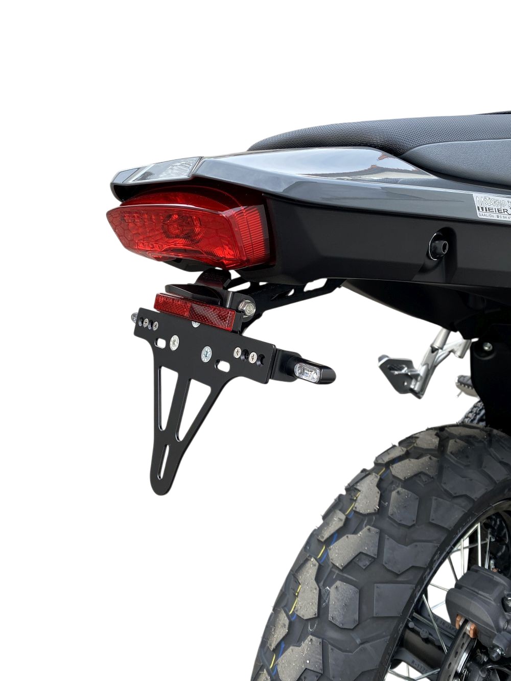 alpha Technik Number Plate Holder Kawasaki KLE500, Model Year 2026-