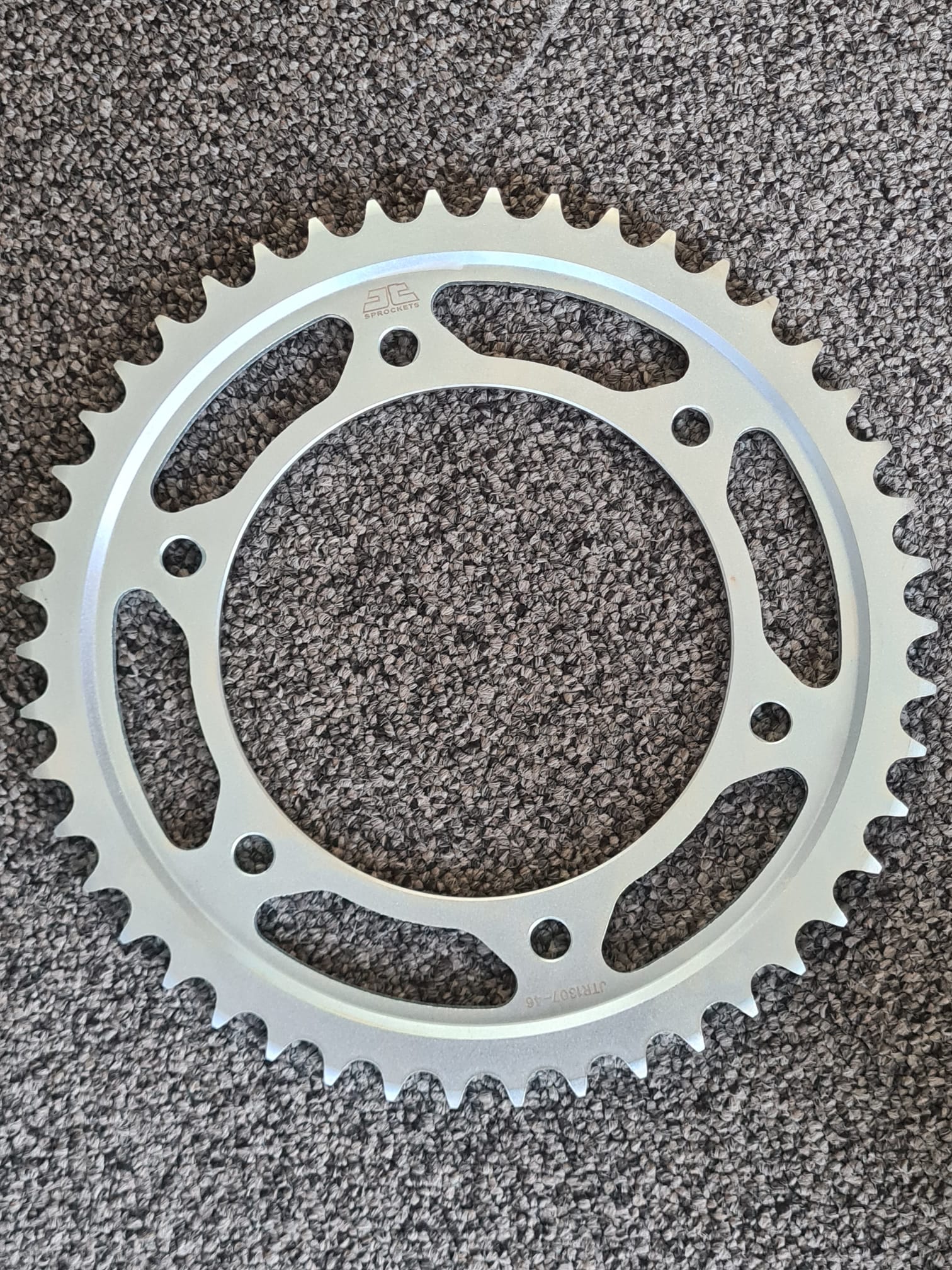 rear sprocket Steel, 46 teeth, pitch 525