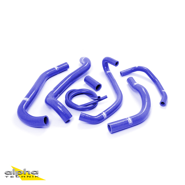 SAMCO SPORT Silicone Hose Kit for HRC-radiatorr only, blue, for Honda CBR600RR Model Year 2007-2024