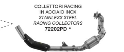 ARROW Racing Stainless Steel Exhaust Header Aprilia Tuareg from Model Year 2025-