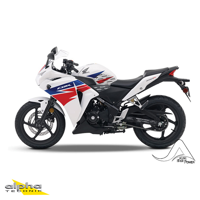 Stompgrip black, Volcano, for Honda CBR250R, 2011-2013