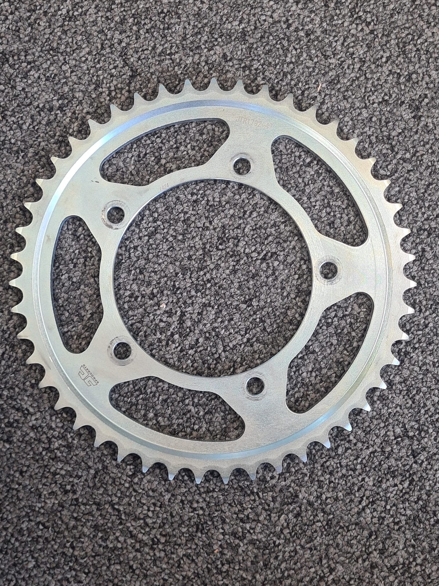 rear sprocket Steel, 47 Teeth, Pitch 525