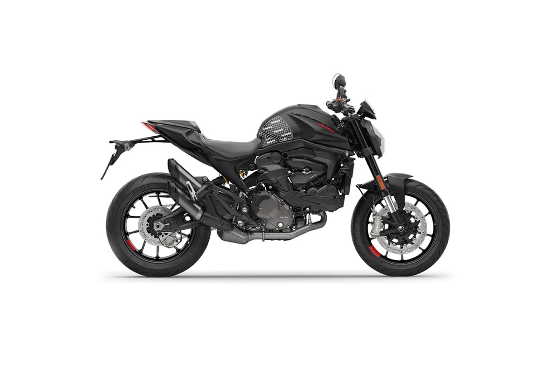 Stompgrip fuel tank Pad clear, Icon, Streetbike fuel tank Kit - fuel tank sides, for Ducati Monster 937 (+), 2021-2022