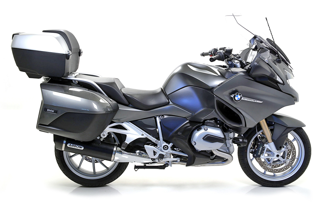 ARROW RACE TECH Exhaust for BMW R1200RT 2014-16 in Black Aluminium