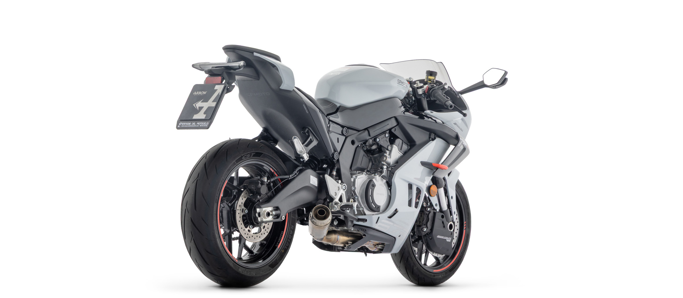 ARROW PRO RACE Stainless Steel Racing Full System for CF Moto 675 SR-R Model Year 2025-