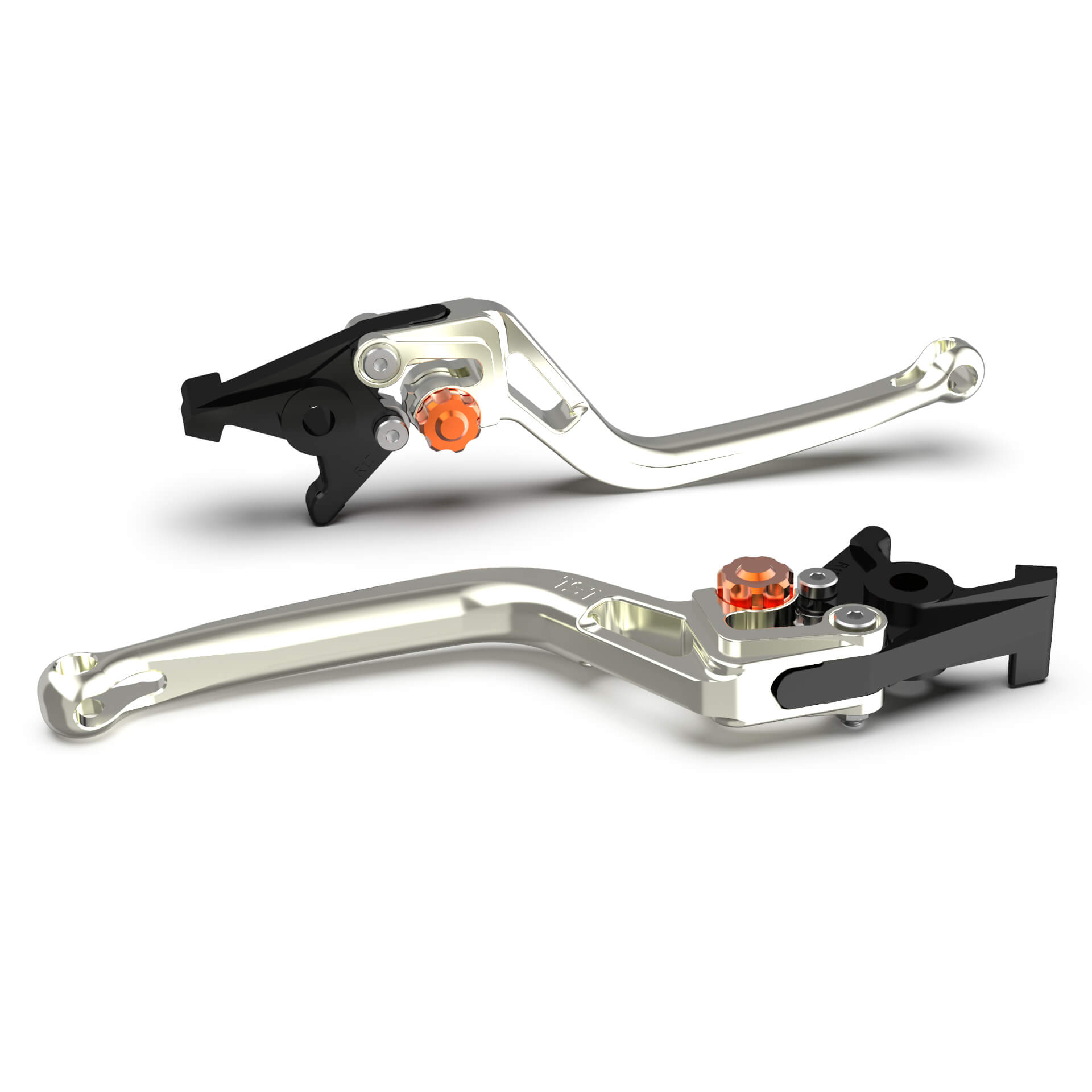 LSL BOW R51 Brake Lever, Silver/Orange