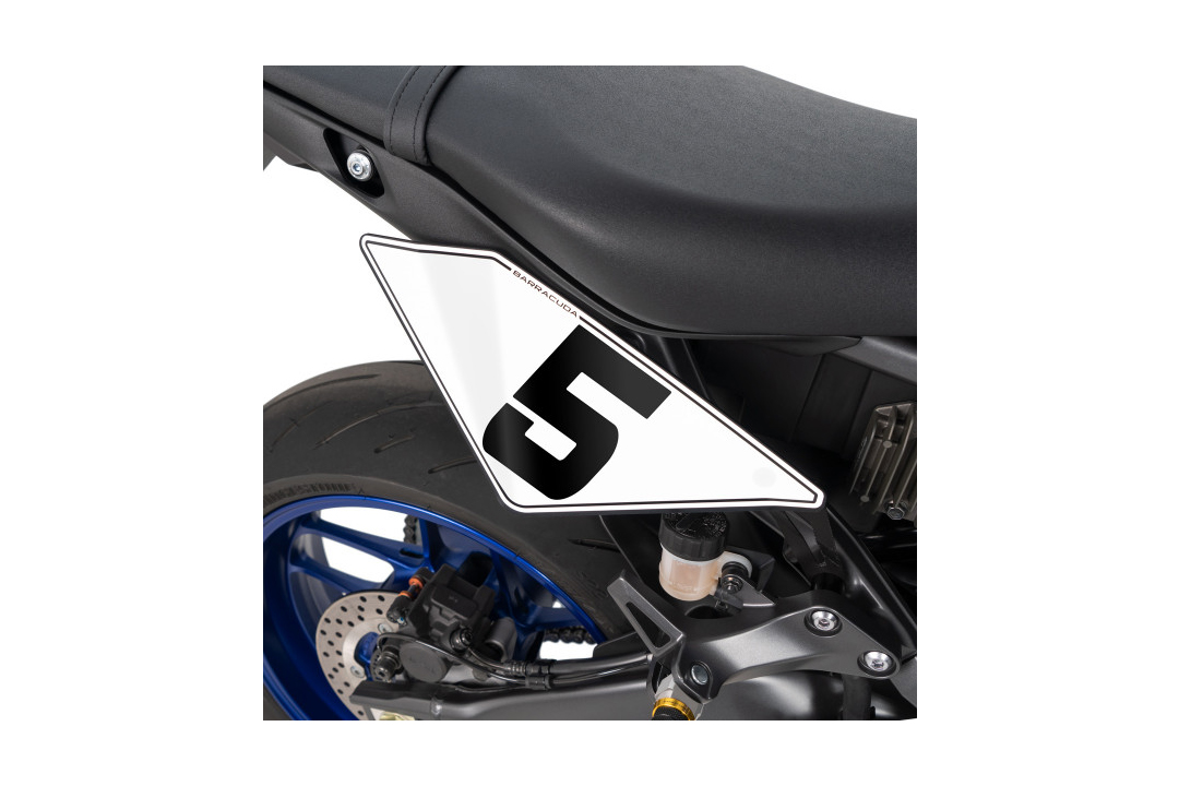 Barracuda Race Number Plate Yamaha MT09 Model Year 2021-2023