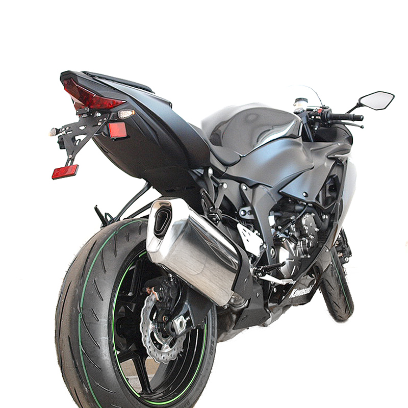alpha Technik Number Plate Holder for Kawasaki ZX-6R; Type ZX636G; Model Year 2019-