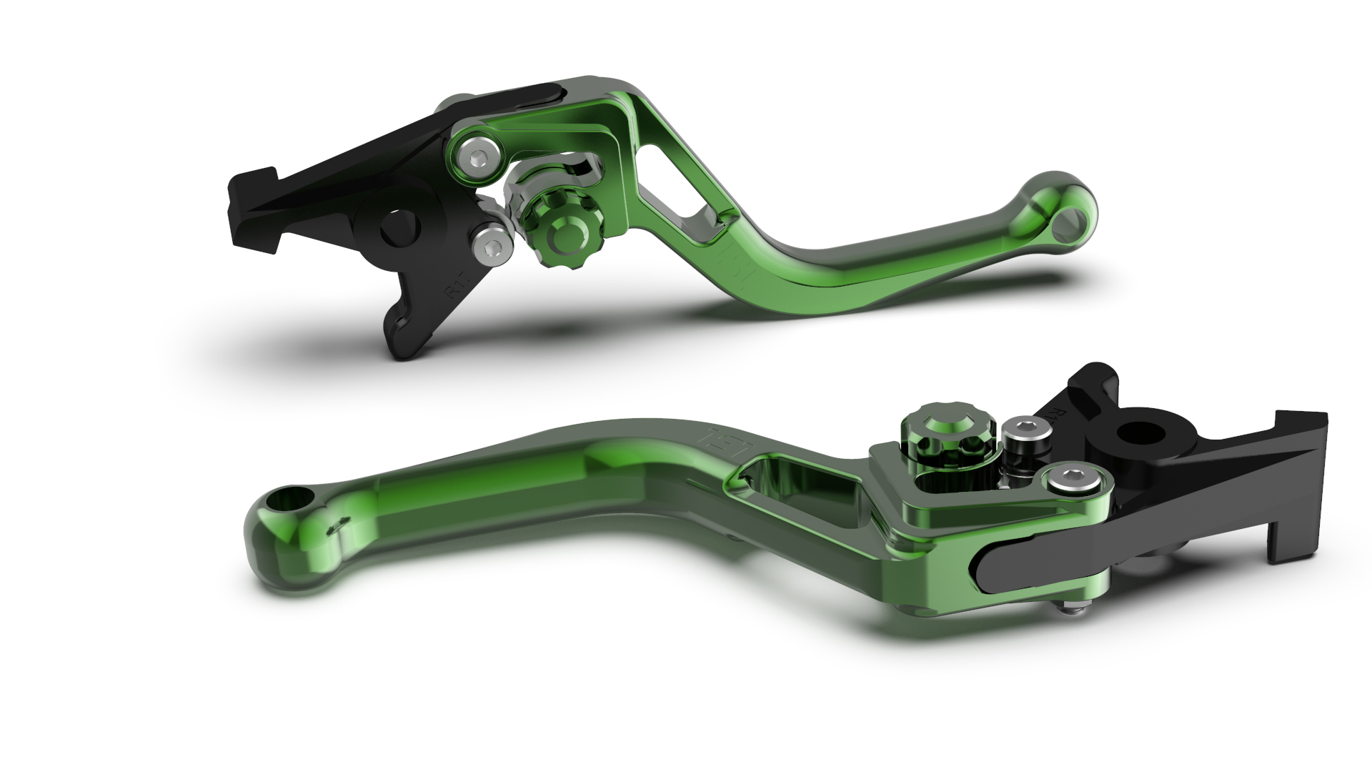 LSL clutch lever BOW L83R, short, green/green