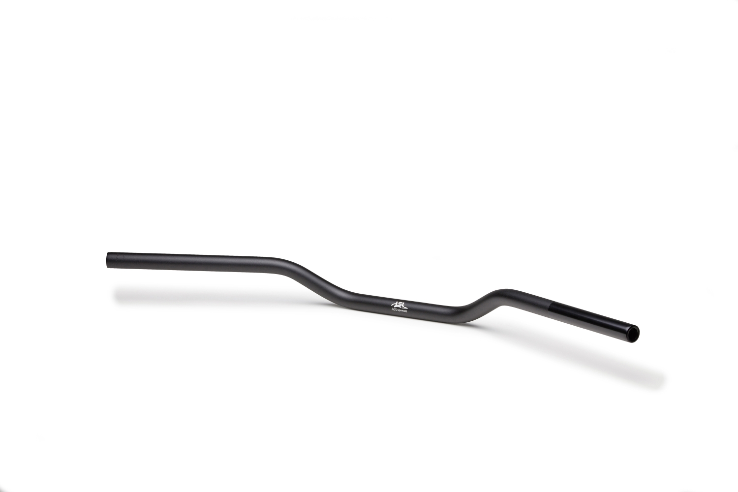 LSL Aluminium handlebar Superbike A01, 7/8 inch, black bead-blasted