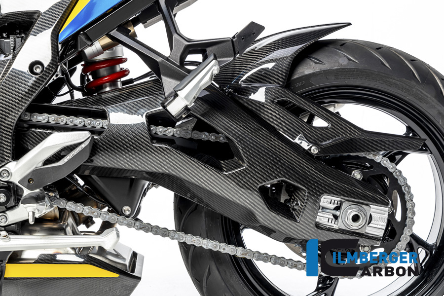 Ilmberger Carbon Swingarm Cover left side L/S, glossy, BMW S1000XR 2020- M1000XR 2024-