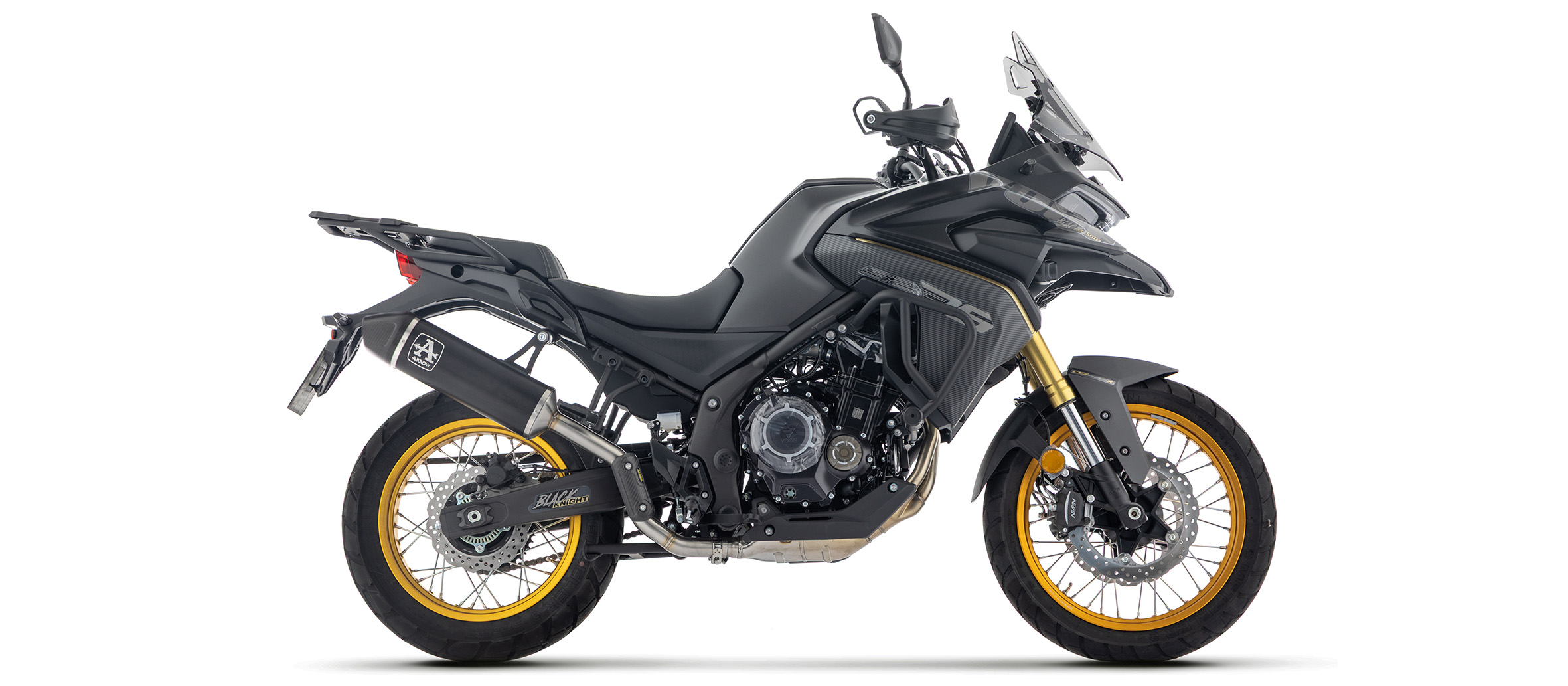ARROW DARK INDY RACE Voge DS525X 2025- Black Aluminium