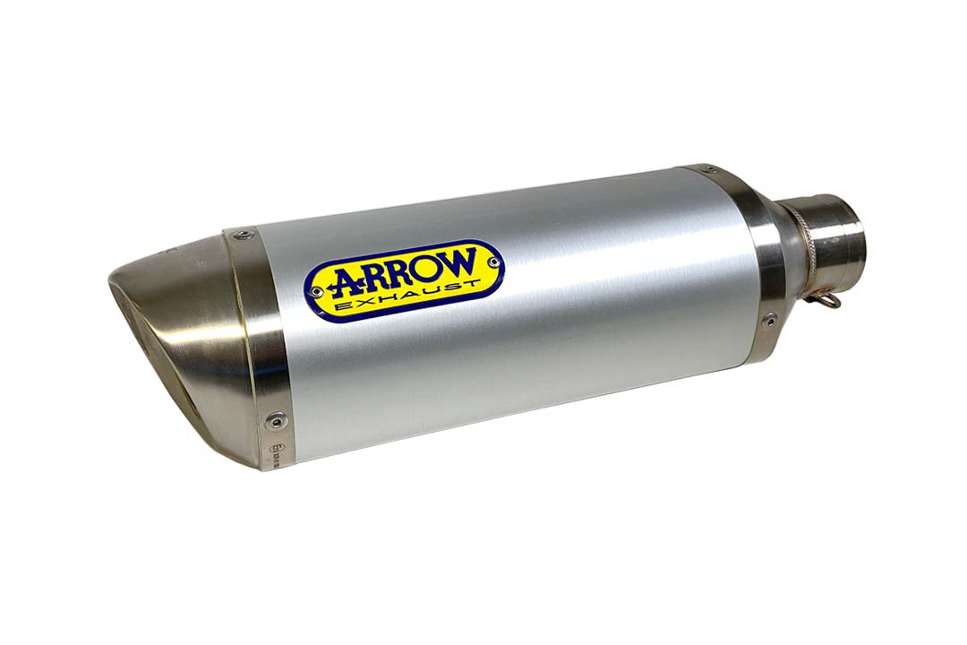 ARROW THUNDER exhaust for Yamaha MT07 / Tracer 700 2014-2020, aluminium with stainless steel end cap (Only with ARROW header)