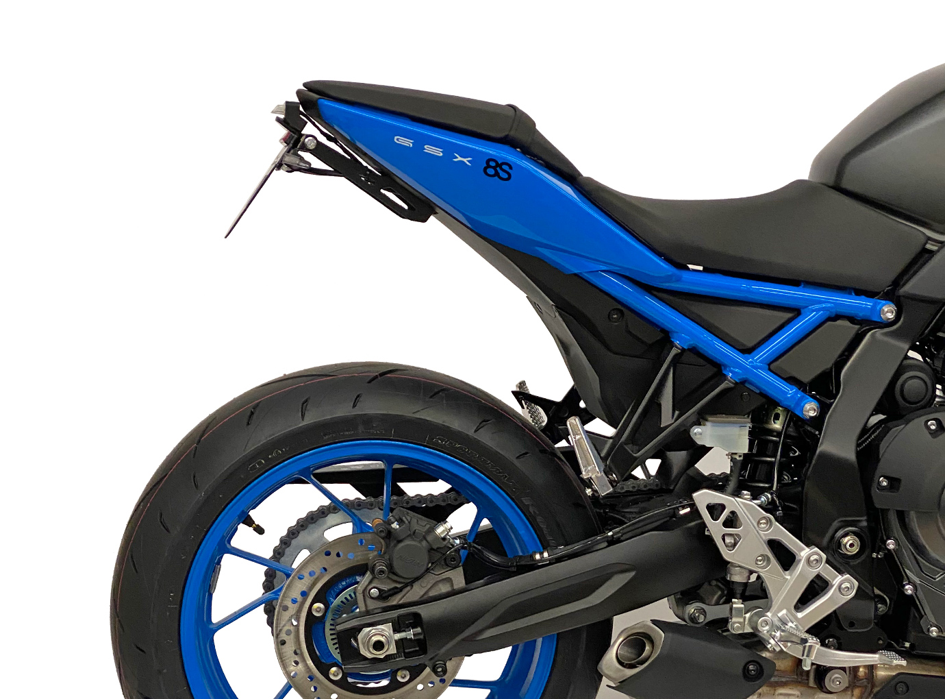 alpha Technik License Plate Holder for Suzuki GSX-8S / GSX800 Model Year 2023-