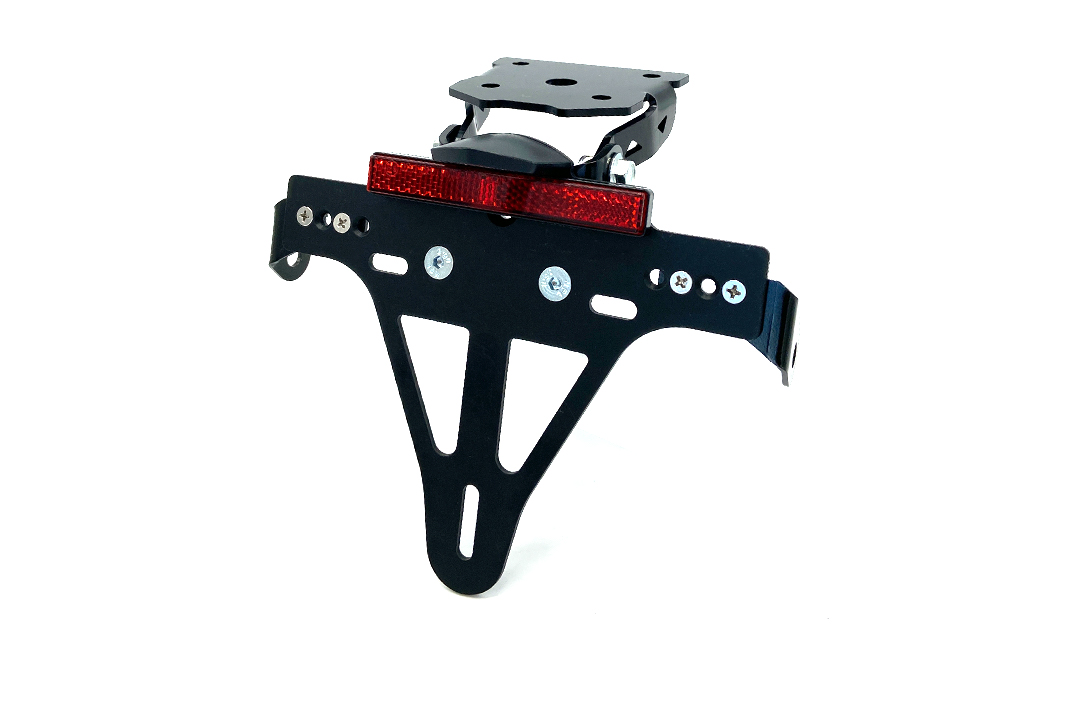 alpha Technik number plate holder for Kawasaki Z800; Type ZR800F, ZR800C, ZR800A, from model year 2013-