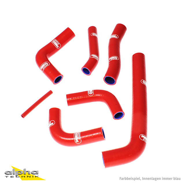 SAMCO SPORT Silicone Hose Kit Red for Ducati ST3S Model Year 2004-2007
