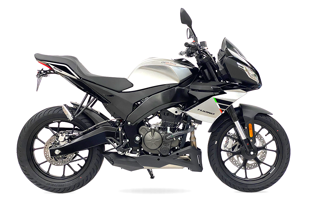 alpha Technik License Plate Holder for Aprilia RS125 and Tuono 125, Type XA / XT, Model Year 2021-