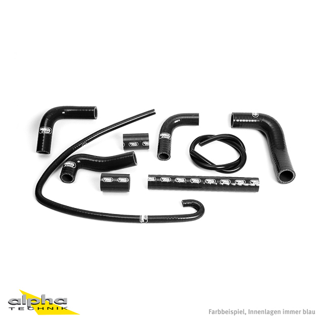 SAMCO SPORT Silicone Hose Kit black for Ducati Monster Model Year 2006-2009