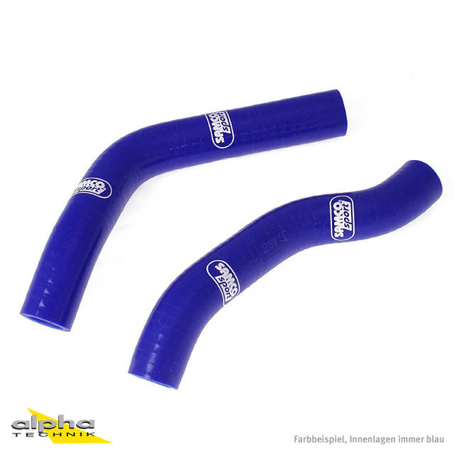 SAMCO SPORT Silicone Hose Kit blue for Yamaha TDR250 Model Year 1988-1990
